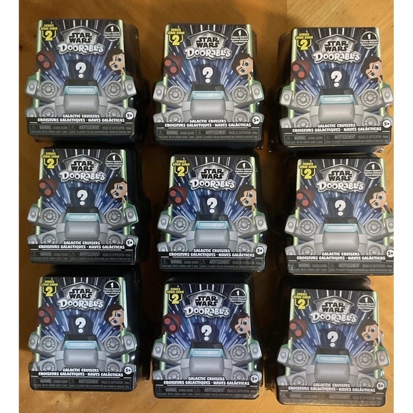 Star Wars Doorables Galactic Cruisers Series 2 Set Of 9 NIP All Different Codes